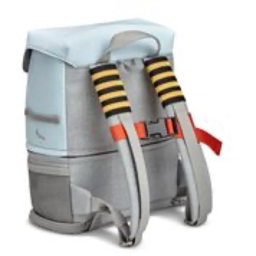 Jetkids by Stokke Crew Backpack Light Blue & Gray Travel Backpack - Picture 2 of 16